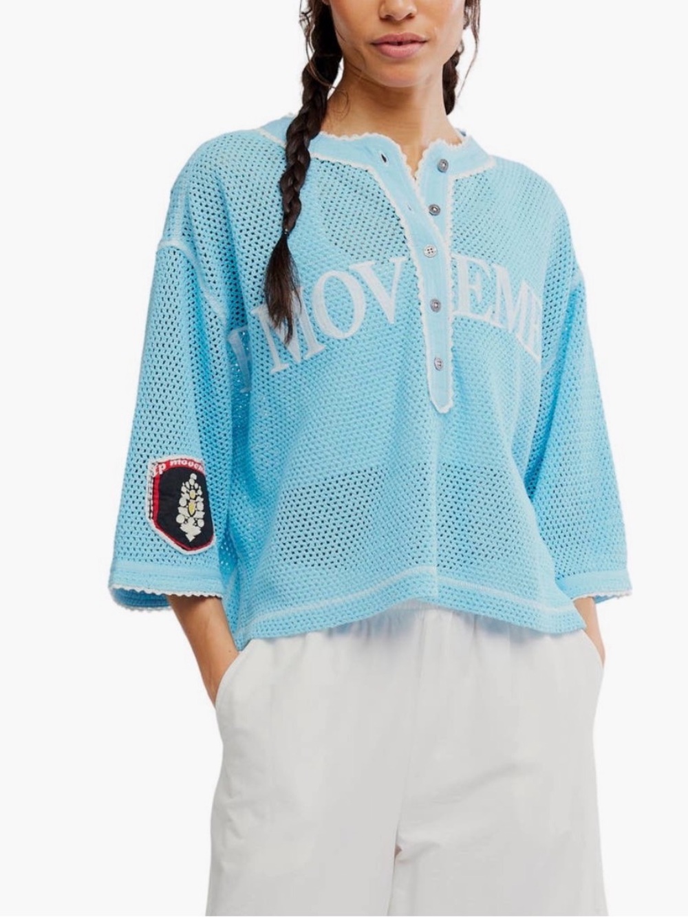 Free people movement camp out tee NWT!!